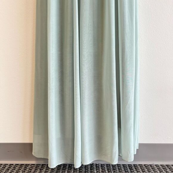 NWT BIRDY GREY ELSYE Maxi Dress In Mesh Sage Size S Mesh Cutouts Boho Chic - Picture 5 of 13